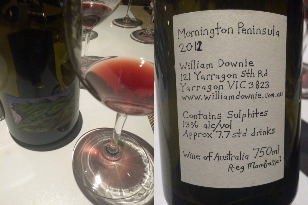 2012 William Downie Mornington Peninsula Pinot Noir